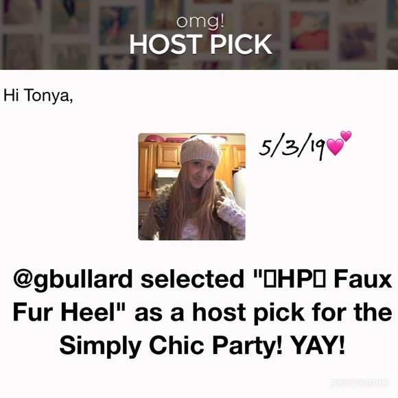 ๐ธ2XHP๐ธ Faux Fur Heel - Picture 6 of 6